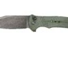 Civivi Cogent C20038D-DS1 Damascus Plain Edge, Green Micarta Couteau De Poche