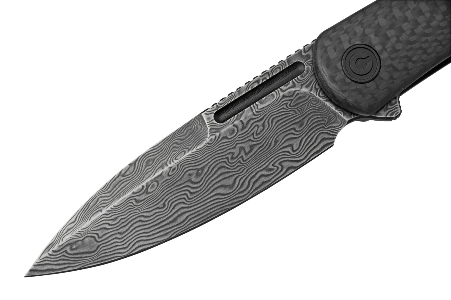 Civivi Cetos C21025B-DS1 Twill Carbon Fiber, Damascus Couteau De Poche 5 Civivi Cetos C21025B-DS1 Twill Carbon Fiber, Damascus Couteau De Poche – Image 3