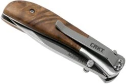 CRKT M4-02W Burled Wood Couteau De Poche, Kit Carson Design -Vic Boutique CK 402W 04 crkt