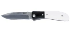 CRKT M4-02M, White Couteau De Poche, Kit Carson Design