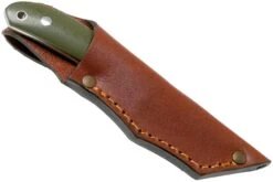 Casström Safari Olive G10 Couteau De Chasse 10607 Leather Sheath, Alan Wood Design -Vic Boutique CM10607 06 casstrom