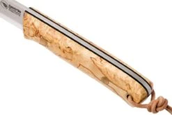 Casström Woodsman Knife Curly Birch, K720 Scandi Grind 10824 Avec Pierre à Feu -Vic Boutique CM10824 05 casstrom cm10824 05