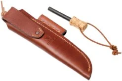 Casström Woodsman Knife Curly Birch, K720 Scandi Grind 10824 Avec Pierre à Feu -Vic Boutique CM10824 08 casstrom cm10824 08