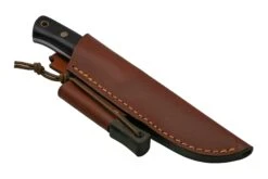 Casström Woodsman Knife Bog Oak, K720 Scandi Grind 10829 Avec Pierre à Feu -Vic Boutique CM10829 06 casstrom cm10829 06