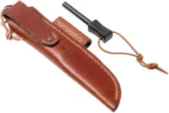 Casström Woodsman Knife Bog Oak, K720 Scandi Grind 10829 Avec Pierre à Feu -Vic Boutique CM10829 08 casstrom cm10829 08