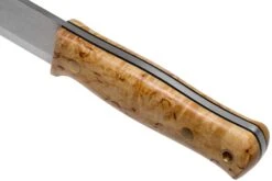 Casström Lars Fält Knife Couteau Bushcraft Curly Birch Sleipner, 11804, Droitier -Vic Boutique CM11804 05 casstrom v202105
