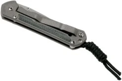 Chris Reeve Sebenza 31 Small Black Canvas Micarta Inlay S31-1200 Couteau De Poche -Vic Boutique CRS31 1200 04 chrisreeve