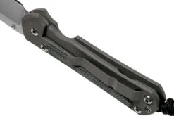 Chris Reeve Sebenza 31 Small Black Canvas Micarta Inlay S31-1200 Couteau De Poche -Vic Boutique CRS31 1200 05 chrisreeve