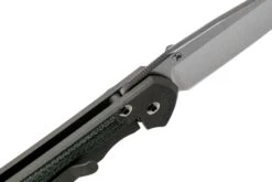Chris Reeve Sebenza 31 Small Black Canvas Micarta Inlay S31-1200 Couteau De Poche -Vic Boutique CRS31 1200 06 chris reeve