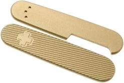 Daily Customs 91.2 35 Angle Pattern, Brass P10009004 Plaquettes Pour Victorinox