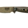 ESEE Model 3 Dark Earth Blade 3D Coyote-Black G10 Couteau De Survie 3PMDE-005 étui Noir + Clip De Poche