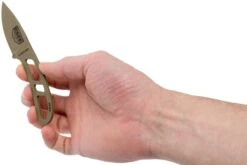 ESEE Candiru Dark Earth, CAN-DE Couteau De Cou Avec étui Noir + Clip Ceinture -Vic Boutique EE CAN DE 05 esee knives v201901