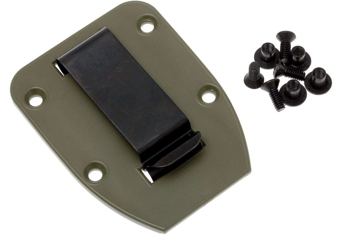 ESEE Clip De Ceinture Plat Pour L'étui Des Modèles 3 & 4, OD-Green 3 ESEE Clip De Ceinture Plat Pour L'étui Des Modèles 3 & 4, OD-Green