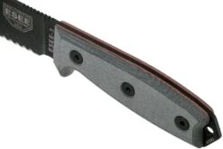 ESEE Model 3 Serrated, Grey Handle 3S Avec étui + Clip -Vic Boutique EE ESEE 3S 05 esee knives