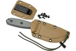 ESEE Model 3 Serrated, Grey Handle 3S Avec étui + Clip -Vic Boutique EE ESEE 3S 07 esee knives
