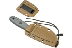 ESEE Model 3 Serrated, Grey Handle 3S Avec étui + Clip -Vic Boutique EE ESEE 3S 08 esee knives