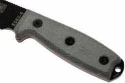 ESEE Model 4 Black Blade, Grey Handle 4P-KO Couteau De Survie Sans étui -Vic Boutique EE ESEE 4P KO 03 esee knives model 4 ee esee 4p ko d3