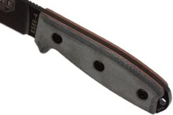 ESEE Model 4 Black Blade, Grey Handle 4P-MB Avec étui Coyote + Clip Et MOLLE-back -Vic Boutique EE ESEE 4P MB 05 esee knives ee esee 4p mb 05