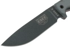 ESEE Model 6 Tactical Gunsmoke, Grey Handle 6P-TG Avec étui Noir + Clip Ceinture -Vic Boutique EE ESEE 6P TG 03 esee knives