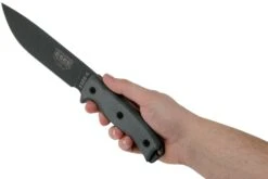 ESEE Model 6 Tactical Gunsmoke, Grey Handle 6P-TG Avec étui Noir + Clip Ceinture -Vic Boutique EE ESEE 6P TG 06 esee knives