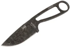 ESEE Izula Black Oxide IZULA-BBO Couteau De Cou Avec étui Noir + Clip De Ceinture -Vic Boutique EE IZULA BBO 03 esee knives