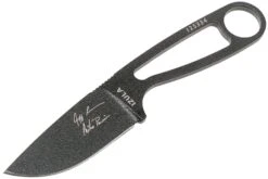 ESEE Izula Signature Model IZULA-B-SIG Couteau De Cou Avec étui Noir + Clip De Ceinture -Vic Boutique EE IZULA BS 03 esee knives