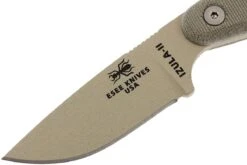 ESEE Izula II Desert Tan IZULA-II-DT Couteau De Survie Avec étui Noir + Clip Ceinture -Vic Boutique EE IZULA II DT 02 esee knives ee izula ii dt 02