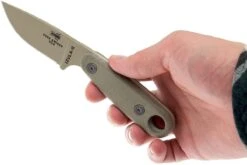 ESEE Izula II Desert Tan IZULA-II-DT Couteau De Survie Avec étui Noir + Clip Ceinture -Vic Boutique EE IZULA II DT 05 esee knives ee izula ii dt 05