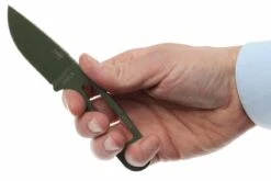 ESEE Izula OD Green IZULA-OD Couteau De Cou Avec étui Noir + Clip Ceinture -Vic Boutique EE IZULA OD 04 esee knives izula olive drab ee izula od d4