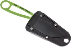 ESEE Izula Venom Green IZULA-VG Couteau De Cou Avec étui Noir + Clip Ceinture -Vic Boutique EE IZULA VG 02 esee knives ee izula vg 02