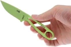 ESEE Izula Venom Green IZULA-VG Couteau De Cou Avec étui Noir + Clip Ceinture -Vic Boutique EE IZULA VG 03 esee knives ee izula vg 03