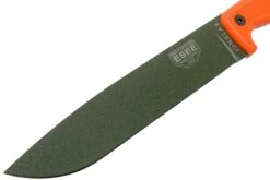ESEE Junglas OD Green-Orange JUNGLAS-OD-OR Couteau De Survie Avec étui Kydex + MOLLE Back -Vic Boutique EE JUNGLAS ODOR 03 esee knives v202112
