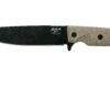 EKA RTG-1 Ready To Go 50020 Black Blade, Canvas Micarta Couteau De Survie -Vic Boutique EK 50020 01 eka
