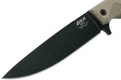 EKA RTG-1 Ready To Go 50020 Black Blade, Canvas Micarta Couteau De Survie -Vic Boutique EK 50020 03 eka