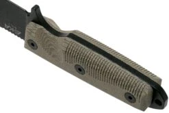 EKA RTG-1 Ready To Go 50020 Black Blade, Canvas Micarta Couteau De Survie -Vic Boutique EK 50020 04 eka