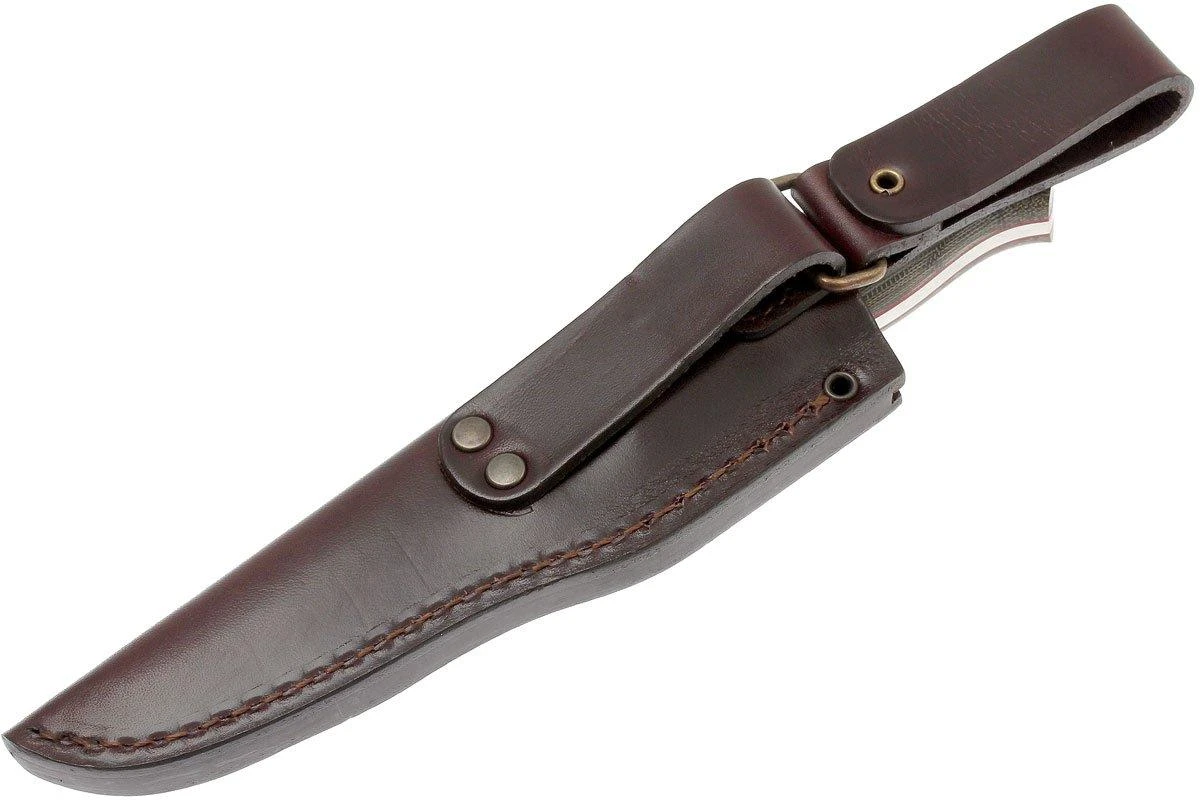 Brisa Trapper 95 - N690Co Scandi - Green Canvas Micarta - 2017 10 Brisa Trapper 95 - N690Co Scandi - Green Canvas Micarta - 2017 – Image 8