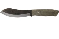 Brisa Nessmuk 125 Green Canvas Micarta 32088 Couteau Outdoor