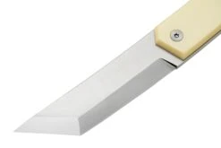 Brisa Kwaiken 90, M390 Scandi Tanto, Ivory Micarta, Couteau Fixe -Vic Boutique ENZ 332 03 brisa