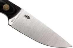 Brisa Necker 70, Noir Micarta, Gaine En Cuir 9803 -Vic Boutique ENZ 9803 03 enzo enz 9803 03