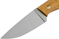 Brisa Bobtail 80 Mustard Micarta Handle, 12C27, étui En Cuir 9952 -Vic Boutique ENZ 9952 03 enzo knives
