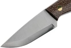 Brisa Bobtail 80 Bison Micarta Handle, 12C27 Scandi, étui En Cuir 9955 -Vic Boutique ENZ 9955 03 enzo knives
