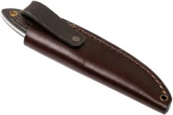 Brisa Bobtail 80 Bison Micarta Handle, 12C27 Scandi, étui En Cuir 9955 -Vic Boutique ENZ 9955 08 enzo knives