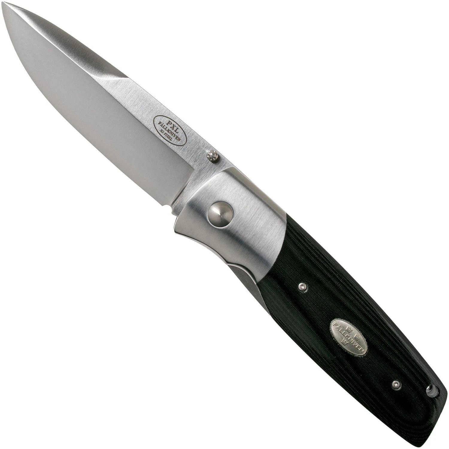 Fällkniven PXL Black Micarta PXLbm Elmax, Convex Couteau De Poche 3 Fällkniven PXL Black Micarta PXLbm Elmax, Convex Couteau De Poche