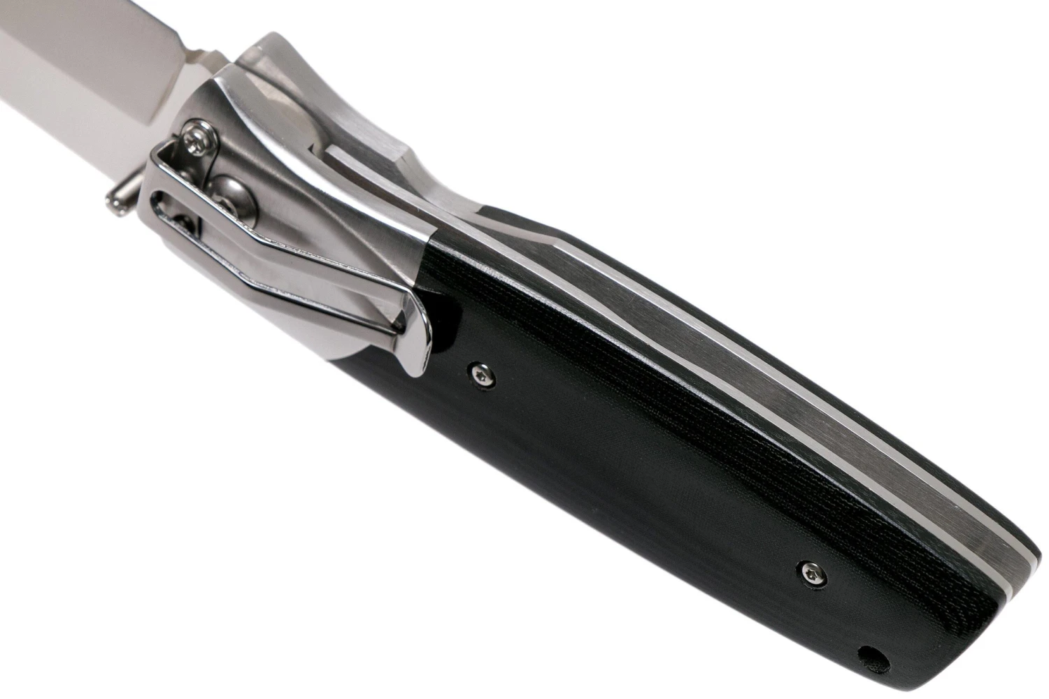 Fällkniven PXL Black Micarta PXLbm Elmax, Convex Couteau De Poche 8 Fällkniven PXL Black Micarta PXLbm Elmax, Convex Couteau De Poche – Image 6