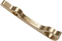 Flytanium Spyderco Paramilitary 2 Backspacer Brass, Laiton -Vic Boutique FLY 129 03 flytanium