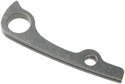 Flytanium Spyderco Paramilitary 2 Backspacer Titanium, Stonewashed -Vic Boutique FLY 70 02 flytanium