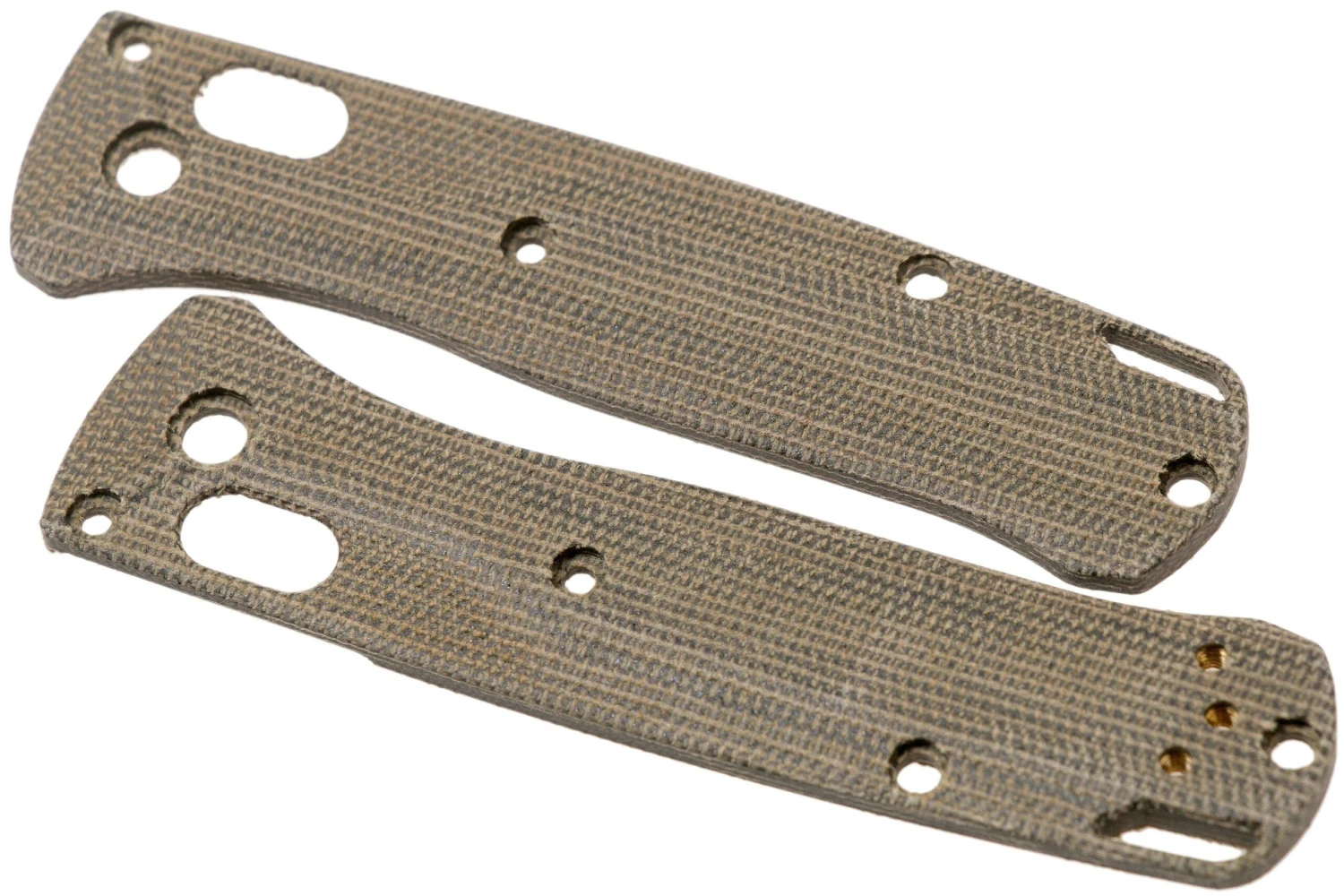 Flytanium Benchmade Mini-Bugout Scales Crossfade, Green Canvas Micarta 3 Flytanium Benchmade Mini-Bugout Scales Crossfade, Green Canvas Micarta