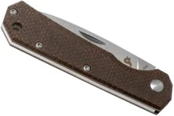 Fox Black Fox Ciol Folding Knife BF-748MIB Dark Brown Micarta Couteau De Poche, Denis Simonutti Design -Vic Boutique FOBF 748MIB 04 fox knives