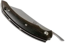 Fox Slim Dragotac Piemontes FX-518ZW Ziricote Wood Couteau De Poche, Bastinelli Design -Vic Boutique FOFX 518ZW 04 fox knives