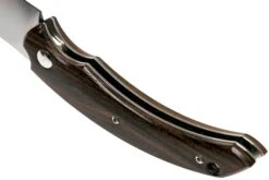 Fox Slim Dragotac Piemontes FX-518ZW Ziricote Wood Couteau De Poche, Bastinelli Design -Vic Boutique FOFX 518ZW 05 fox knives